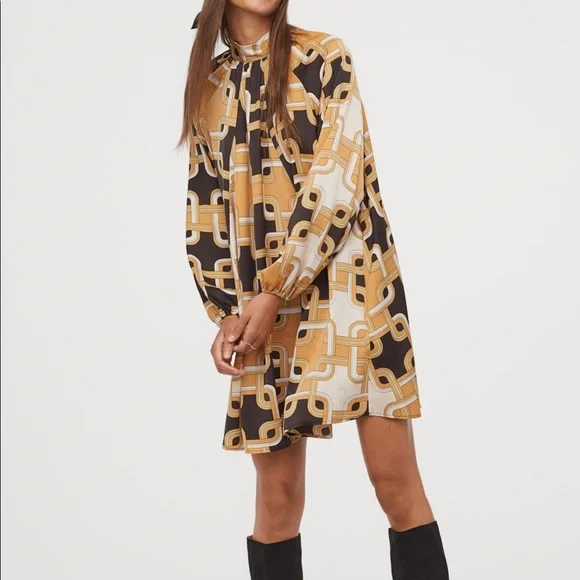 h&m patterned satin dress H&M | Dresses | Hm Floral Satin Wrap Front Dress